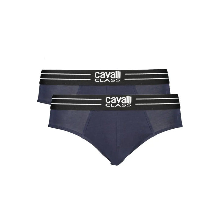 Cavalli Class Blue Cotton Men’s Brief