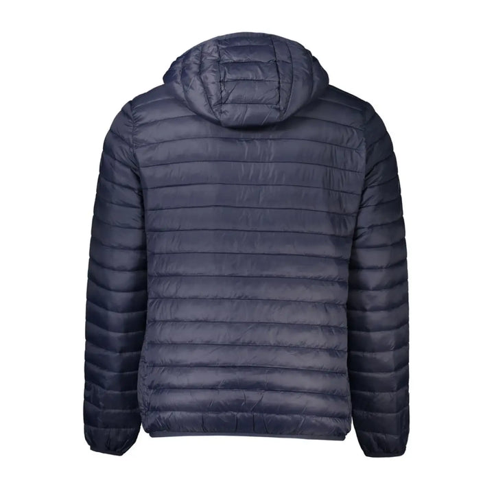Cavalli Class Blue Polyamide Men’s Jacket