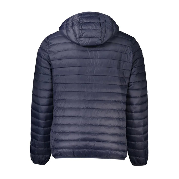 Cavalli Class Blue Polyamide Men’s Jacket