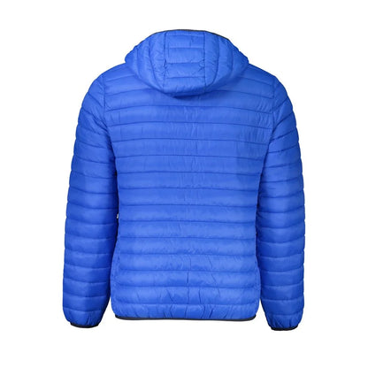 Cavalli Class Blue Polyamide Shell Jacket