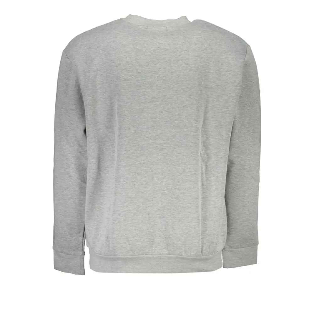 Cavalli Class Gray Cotton Men Sweater