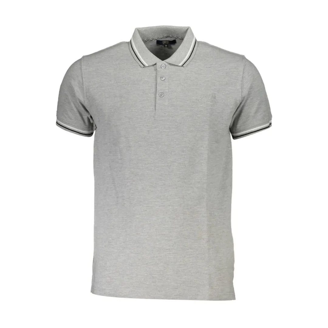 Cavalli Class Grigio Cotton Men Polo