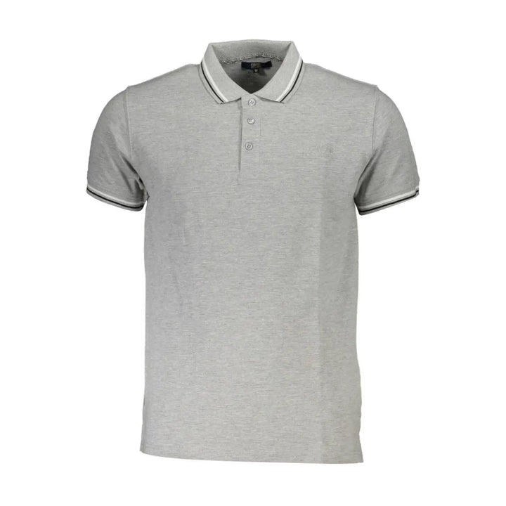 Cavalli Class Grigio Cotton Men Polo