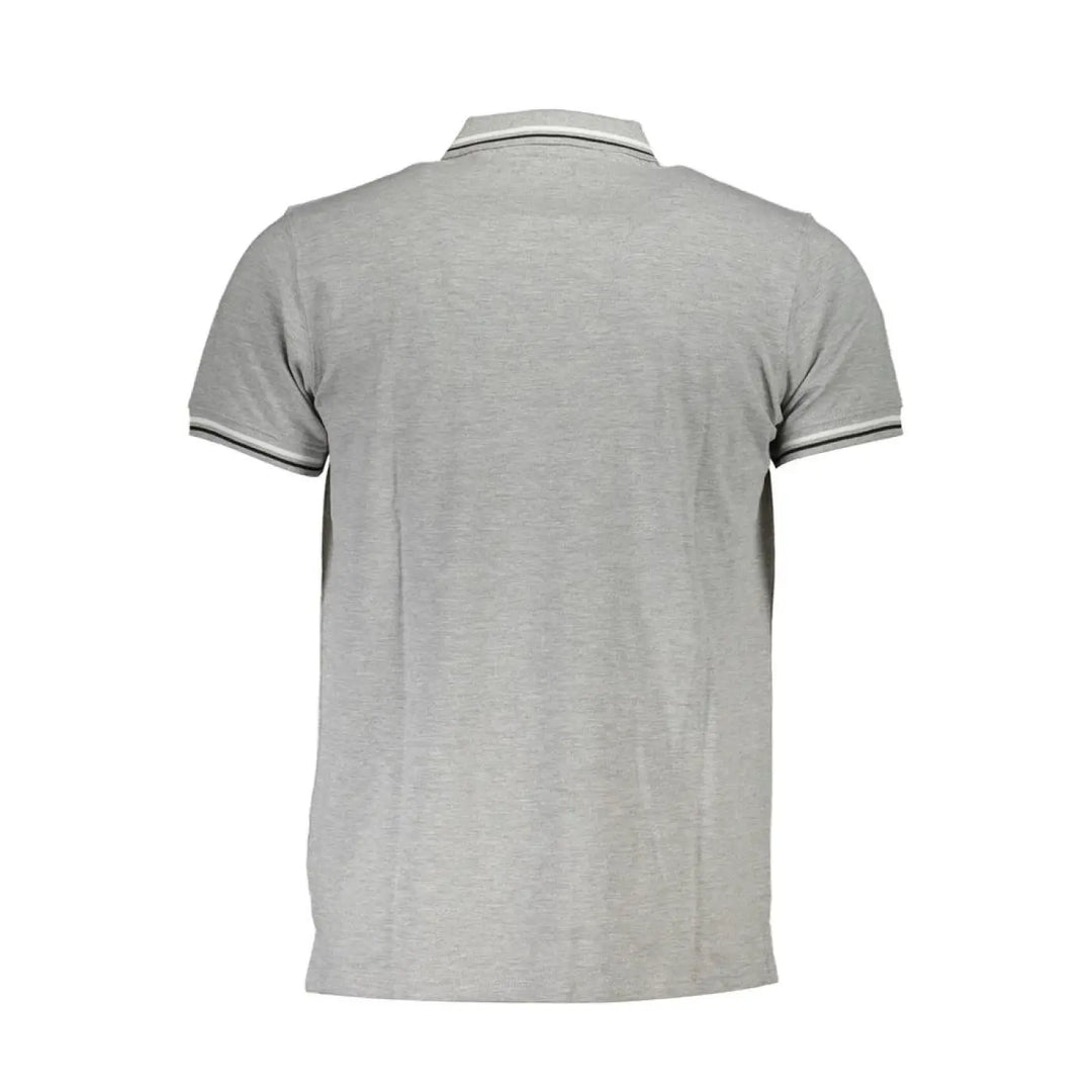 Cavalli Class Grigio Cotton Men Polo