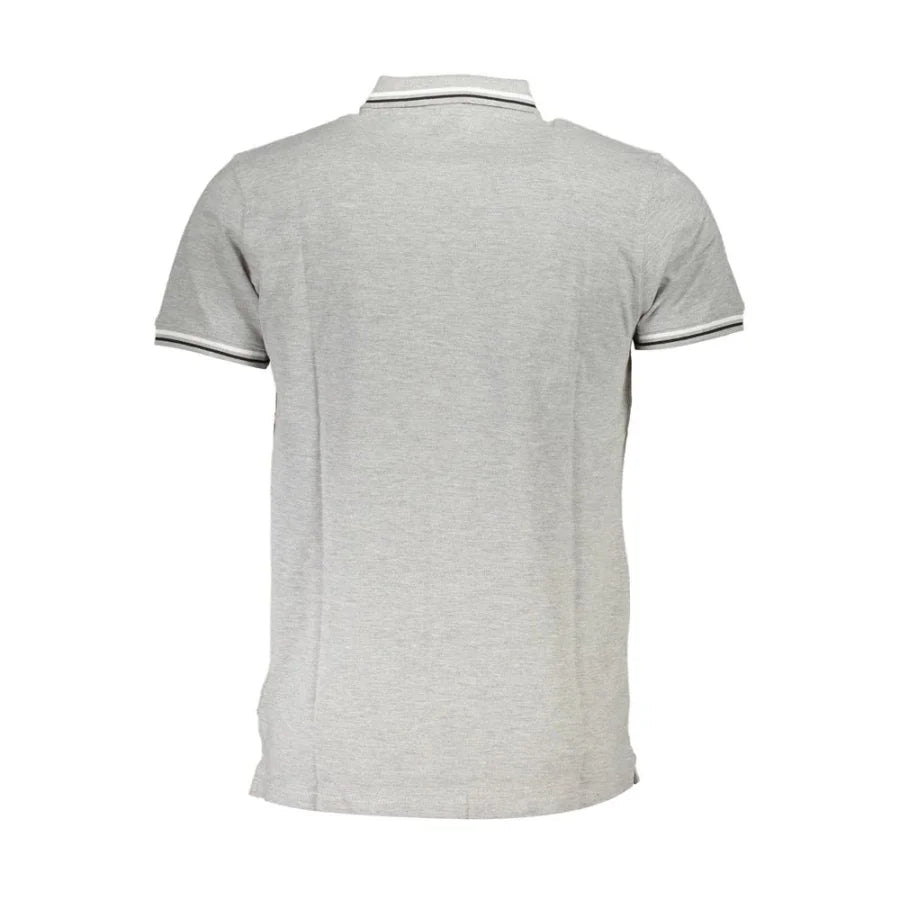 Cavalli Class Grigio Cotton Men Polo