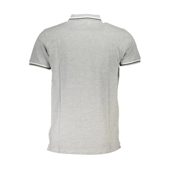 Cavalli Class Grigio Cotton Men Polo