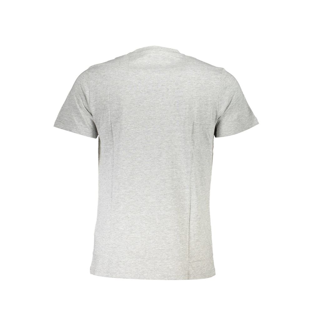 Cavalli Class Grigio Cotton Men T-shirt