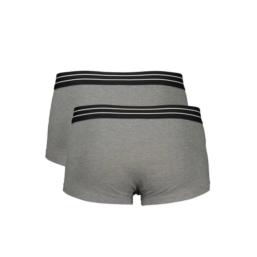 Cavalli Class Grigio Cotton Men’s Boxer Underwear