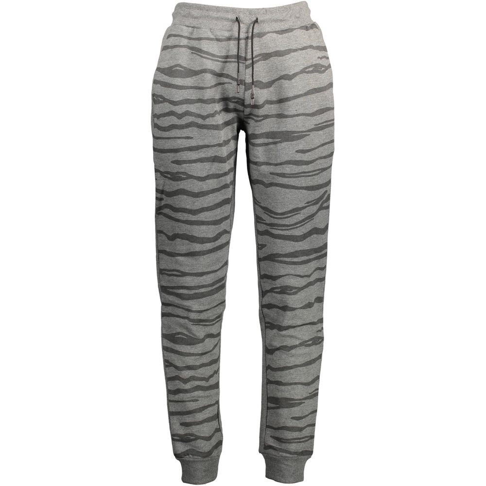 Cavalli Class Grigio Cotton Men’s Sports Trouser