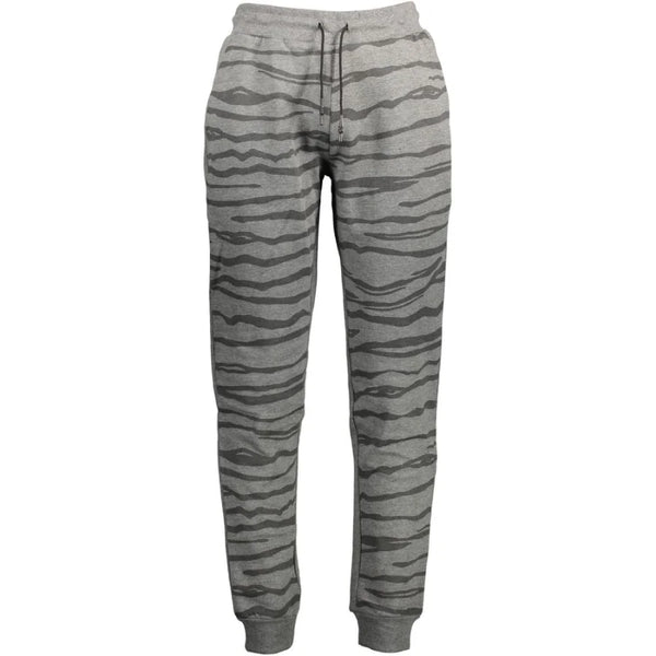 Cavalli Class Grigio Cotton Men’s Sports Trouser