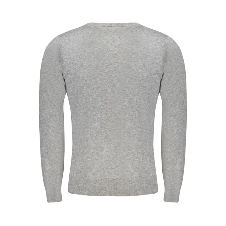 Cavalli Class Grigio Viscosa Men’s Sweater