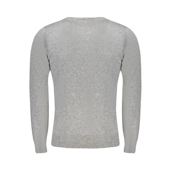 Cavalli Class Grigio Viscosa Men’s Sweater