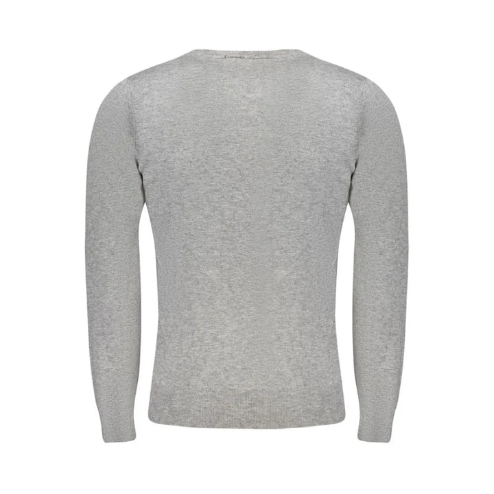 Cavalli Class Grigio Viscosa Men’s Sweater