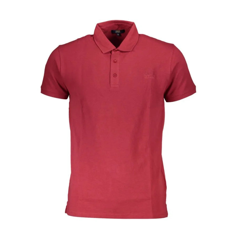 Cavalli Class Multicolor Cotton Polo Shirt