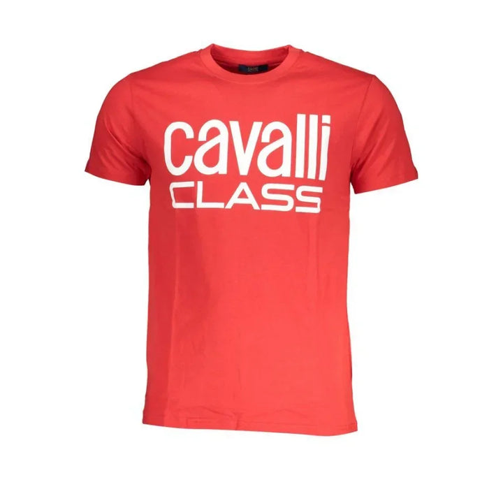 Cavalli Class Multicolor Cotton T-Shirt