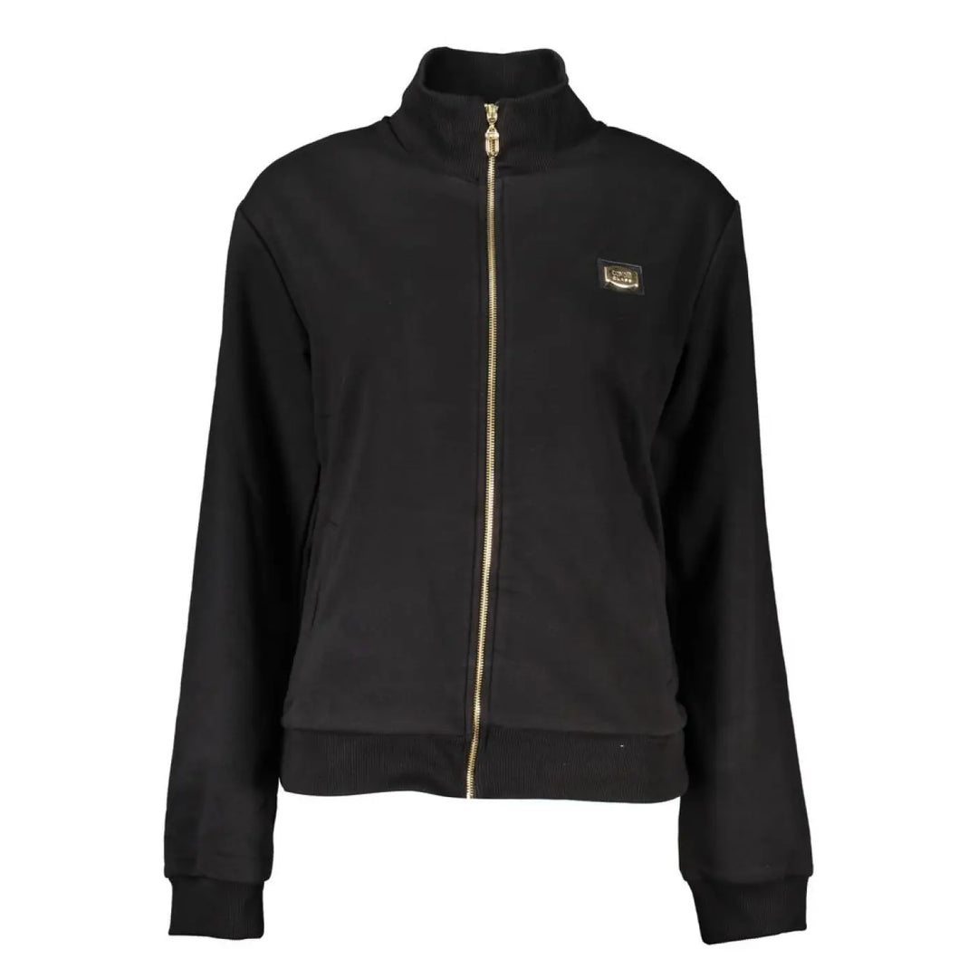 Cavalli Class Nero Cotton Women Sweatshirt
