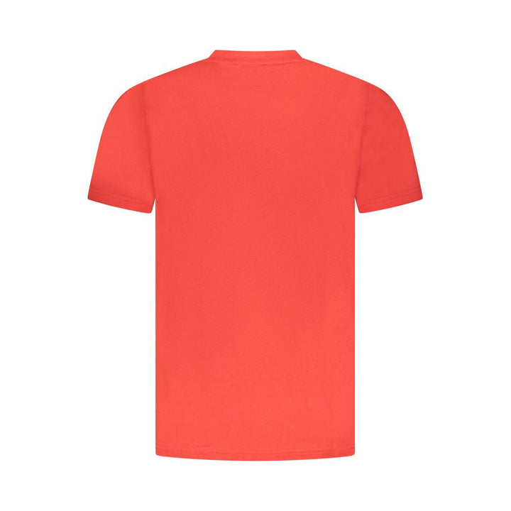 Cavalli Class Red Cotton Men T-shirt
