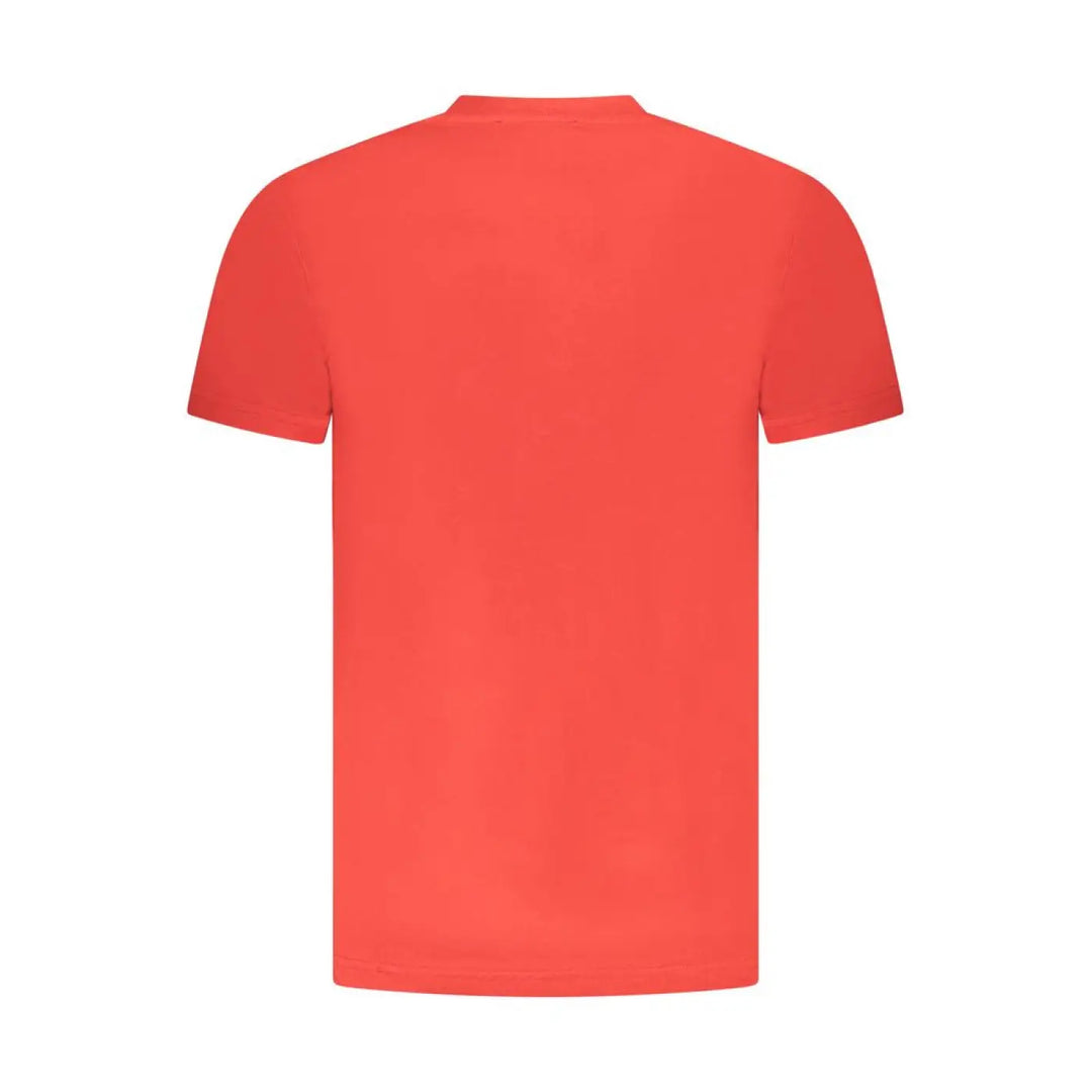 Cavalli Class Red Cotton Men T-shirt