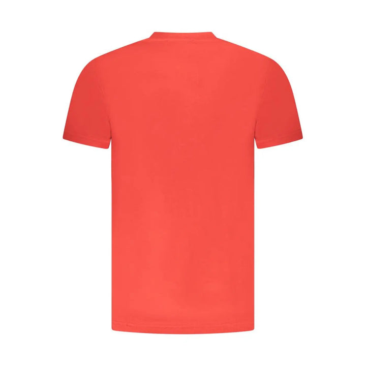 Cavalli Class Red Cotton Men T-shirt