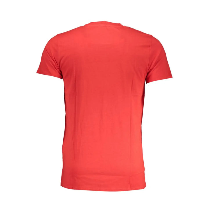 Cavalli Class Red Cotton Men T-shirt