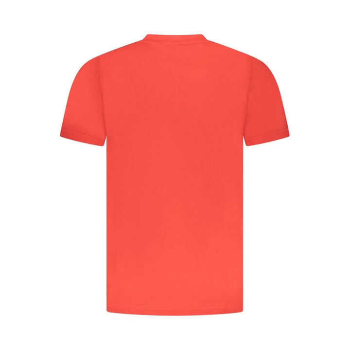 Cavalli Class Red Cotton Men T-Shirt