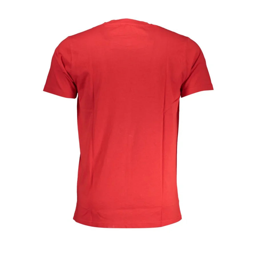 Cavalli Class Red Cotton Men T-Shirt