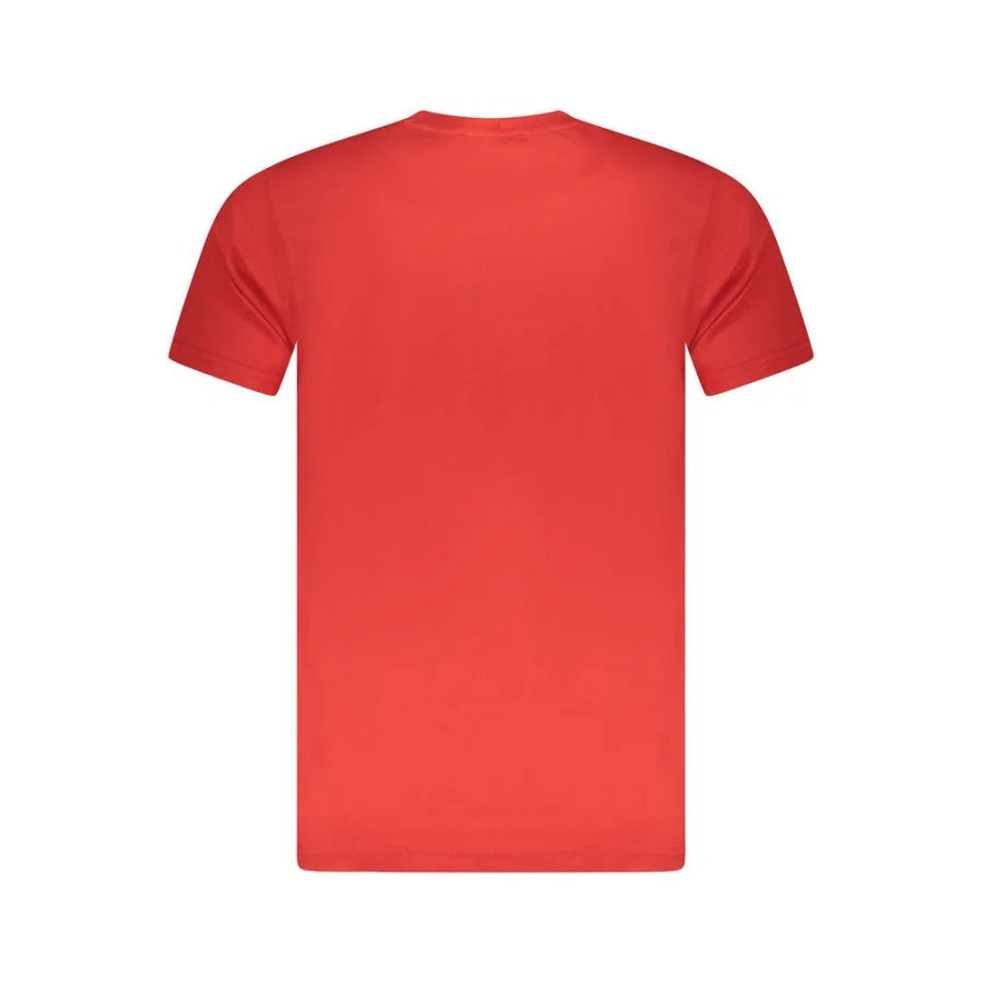 Cavalli Class Red Cotton Men T-Shirt