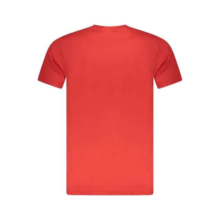 Cavalli Class Red Cotton Men T-Shirt