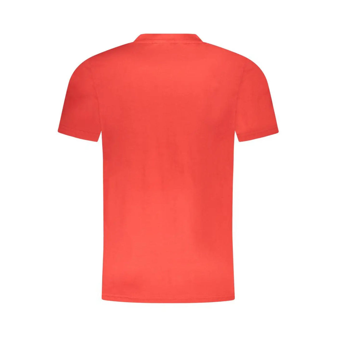 Cavalli Class Red Cotton Men’s T-shirt