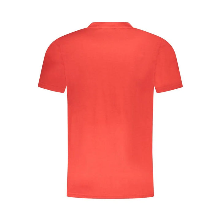 Cavalli Class Red Cotton Men’s T-Shirt