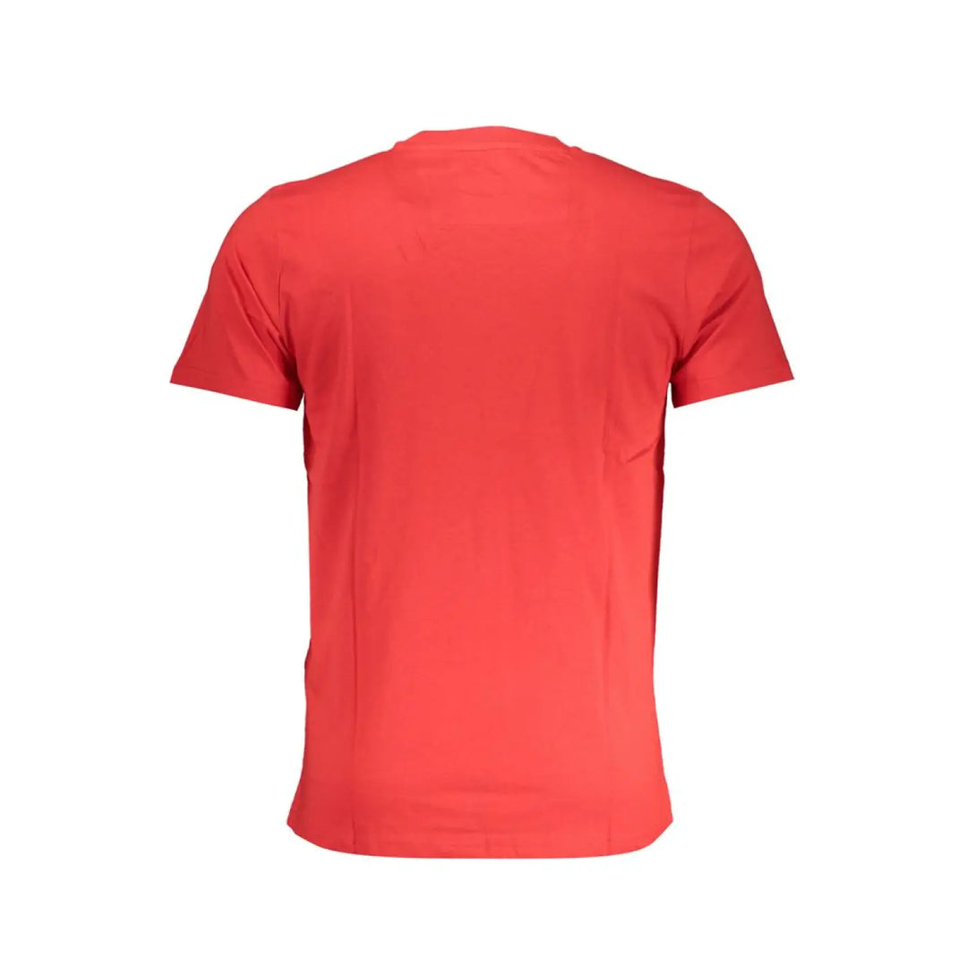 Cavalli Class Red Cotton Men’s T-Shirt
