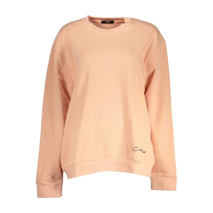 Cavalli Class Rosa Polyester Women’s Sweatshirt