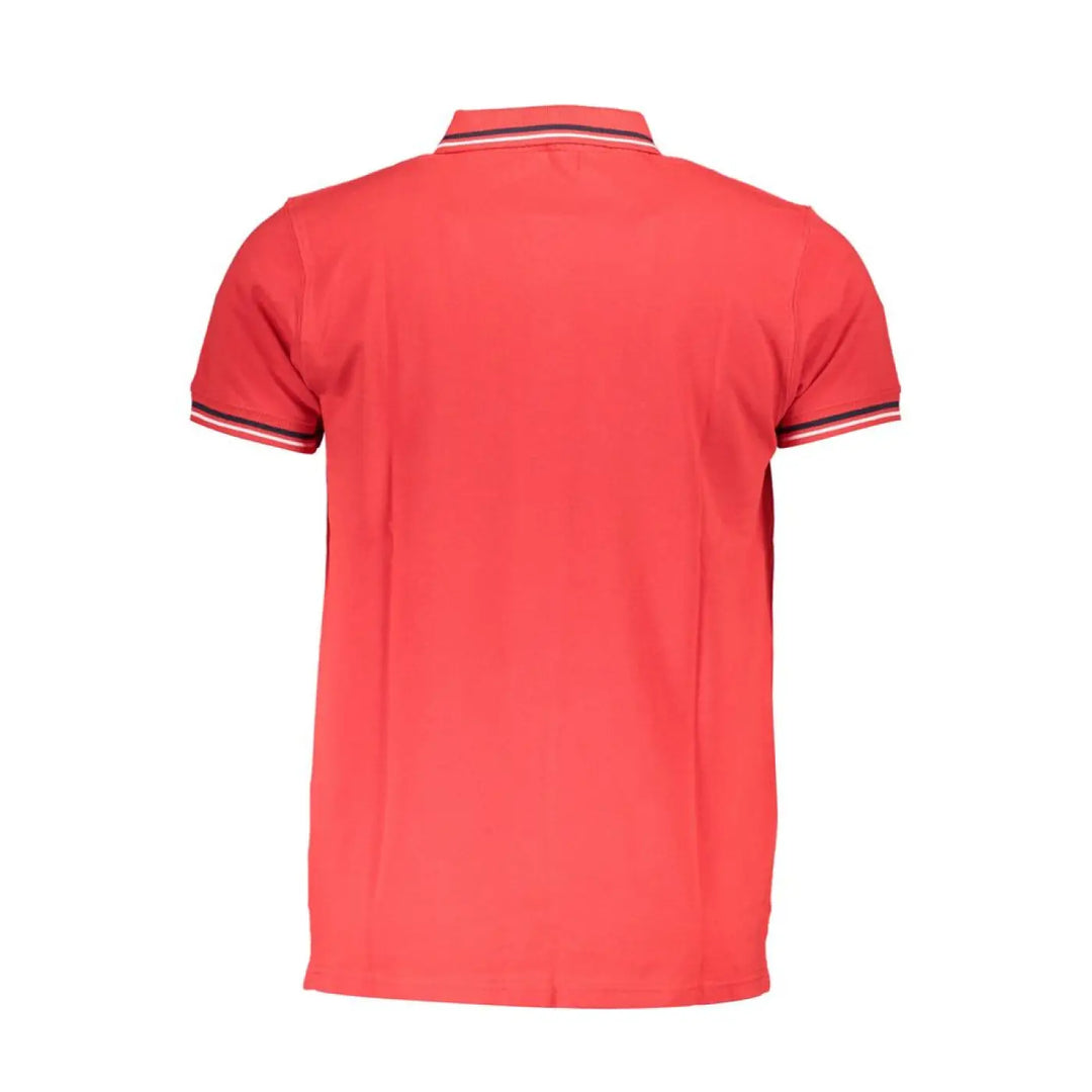 Cavalli Class Rosso Cotton Men Polo