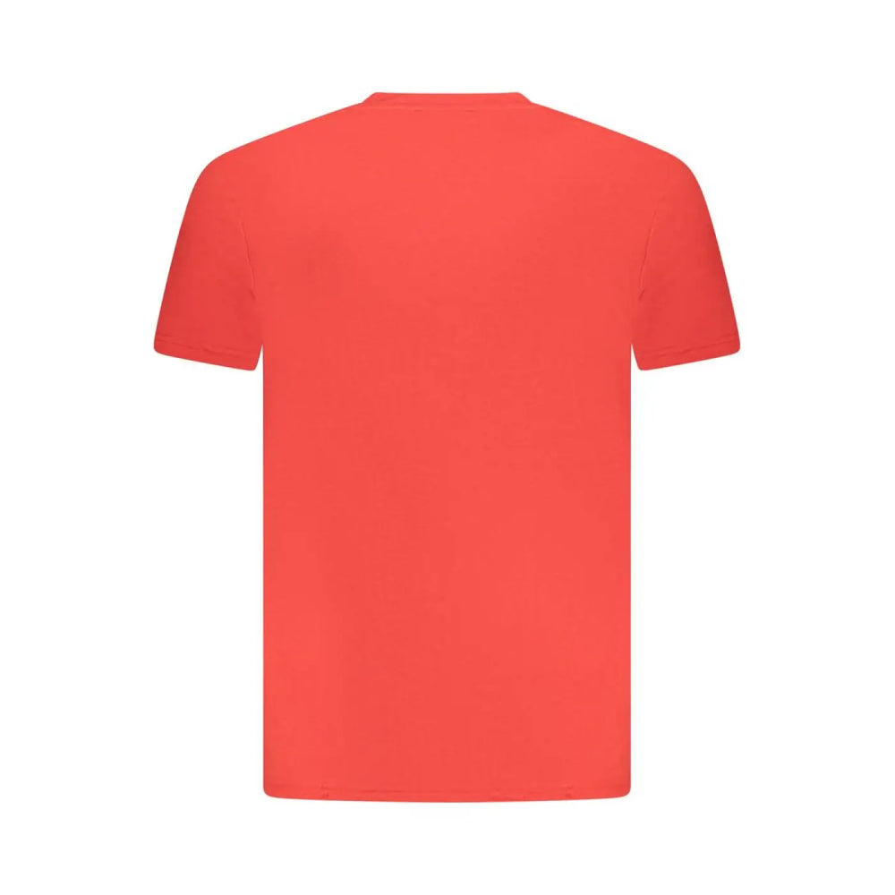 Cavalli Class ?Rosso Cotton Men T-shirt’
