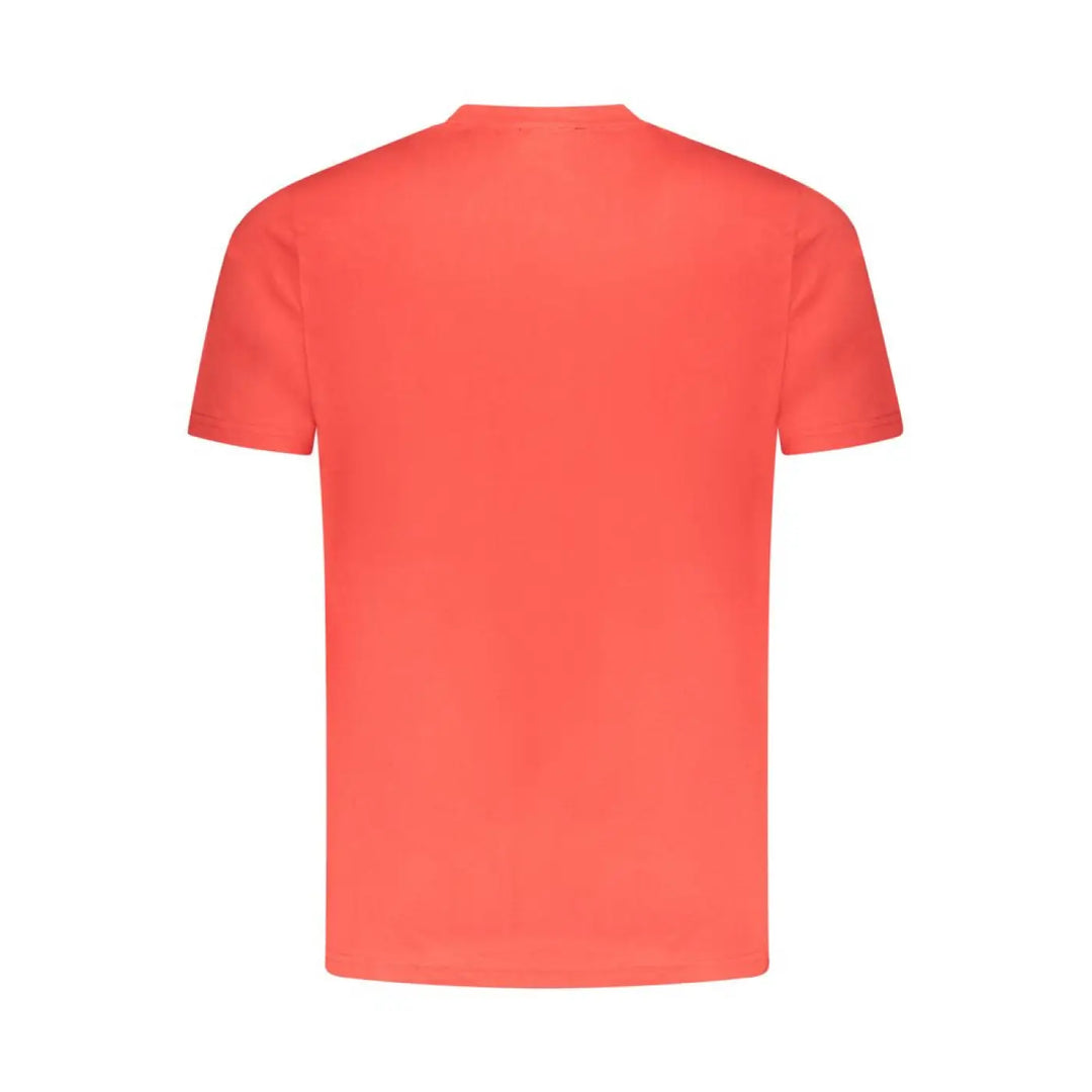 Cavalli Class Rosso Cotton Men T-Shirt