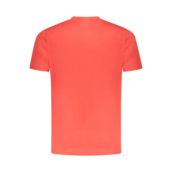 Cavalli Class Rosso Cotton Men T-Shirt