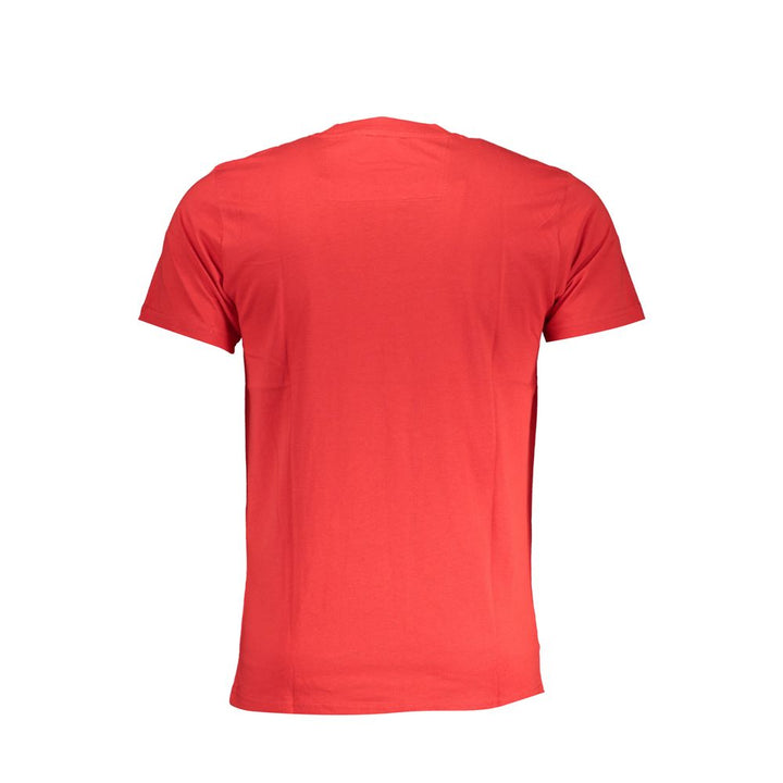 Cavalli Class Rosso Cotton Mens T-shirt