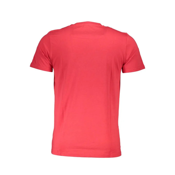 Cavalli Class Rosso Cotton Mens T-Shirt