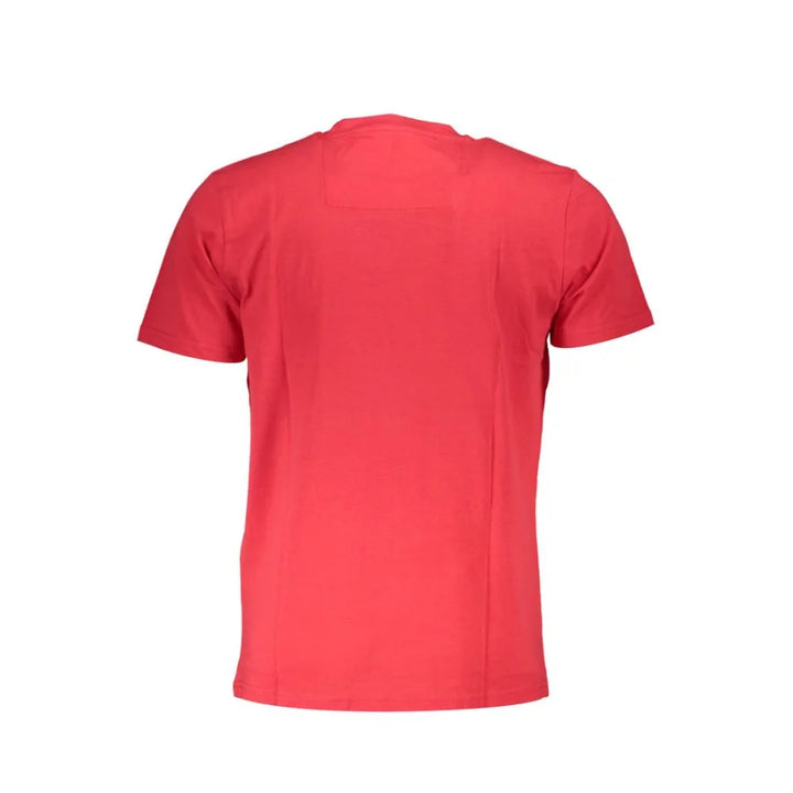 Cavalli Class Rosso Cotton Men’s T-Shirt