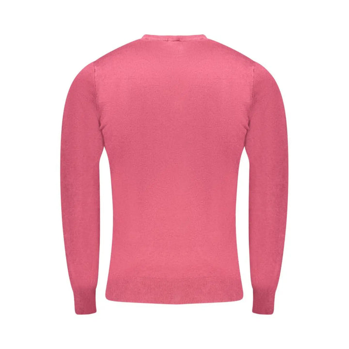 Cavalli Class Rosso Viscose Men Sweater