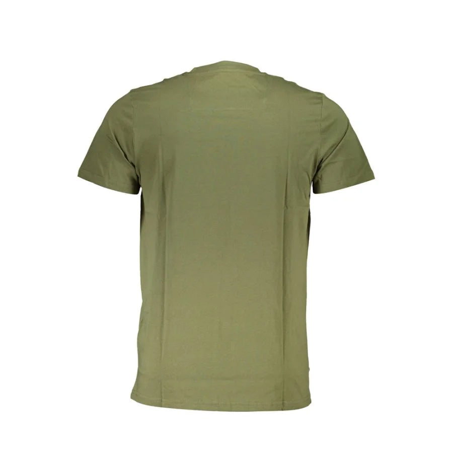 Cavalli Class Verde Cotton Men T-Shirt