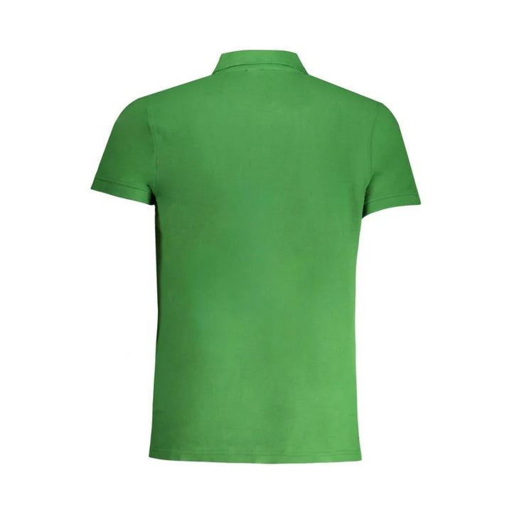Cavalli Class Verde Cotton Men’s Polo Shirt