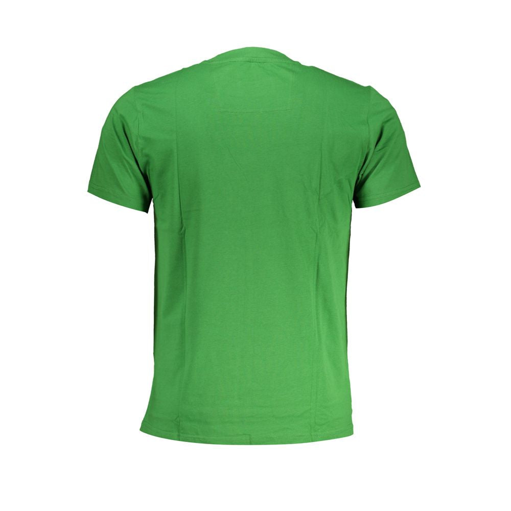 Cavalli Class Verde Cotton Mens T-shirt