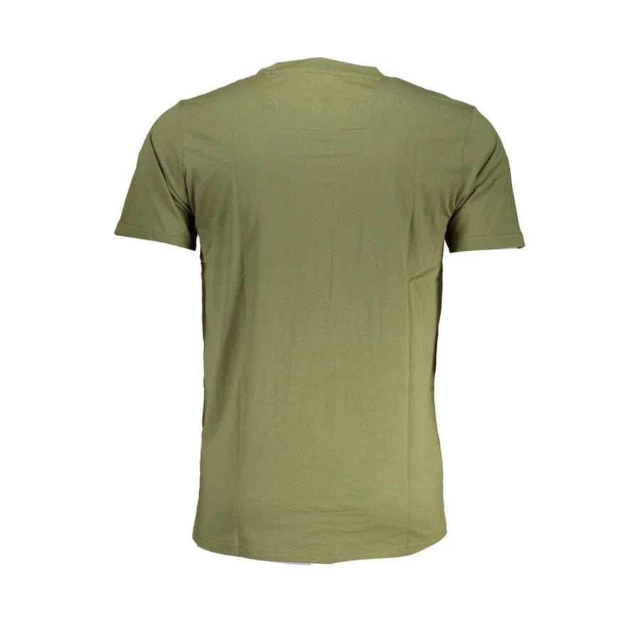 Cavalli Class Verde Cotton Mens T-Shirt