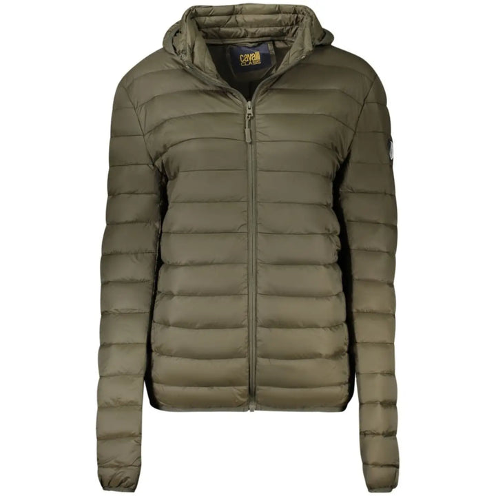 Cavalli Class Verde Polyester Men’s Jacket