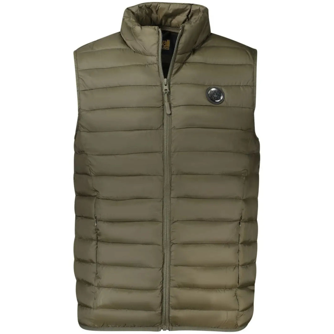 Cavalli Class Verde Polyester Men’s Jacket