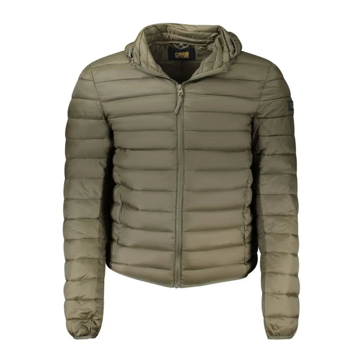 Cavalli Class Verde Polyester Men’s Jacket