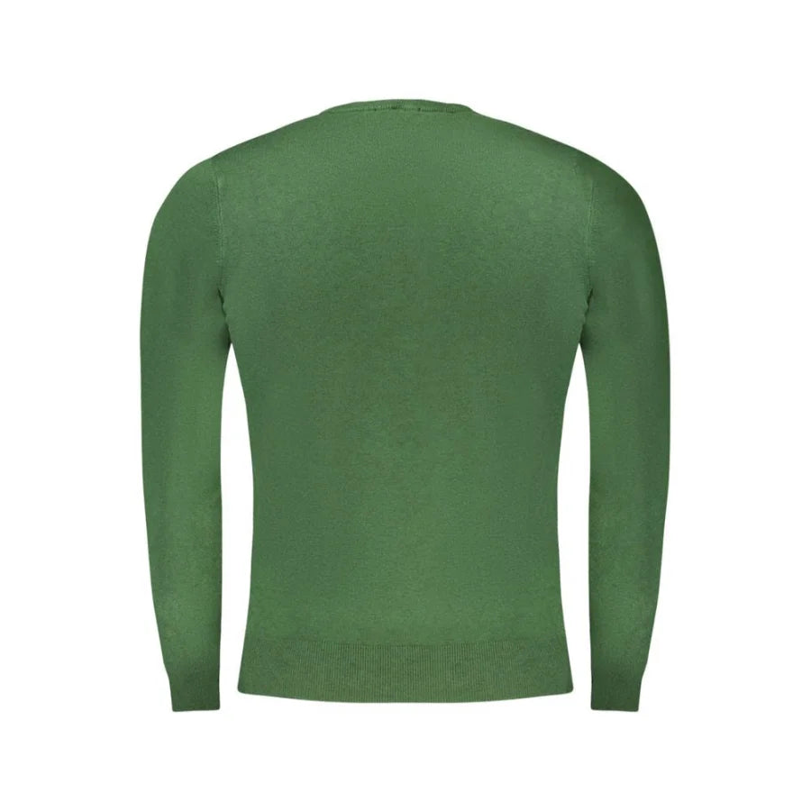 Cavalli Class Verde Viscose Men Sweater