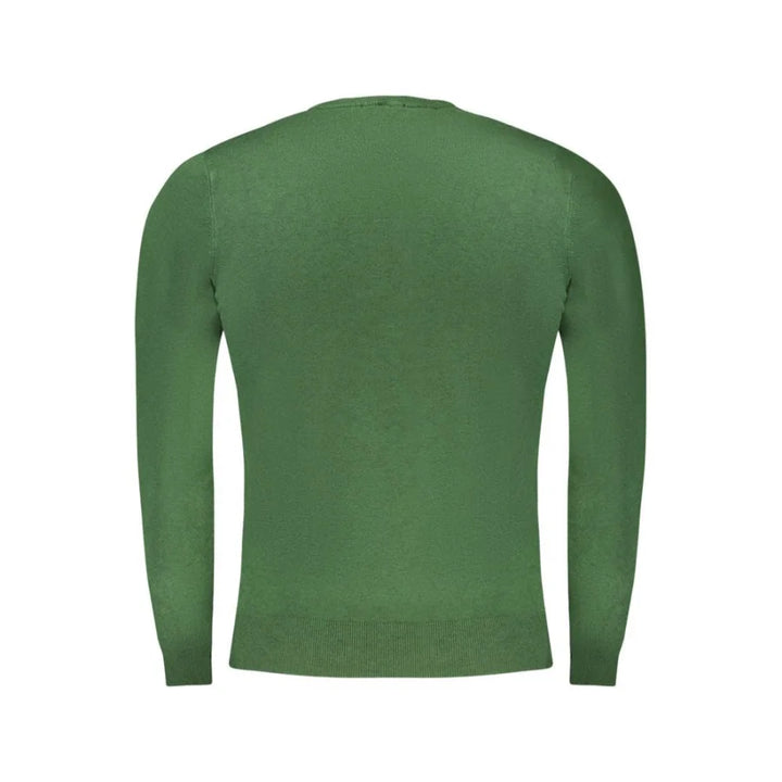 Cavalli Class Verde Viscose Men Sweater