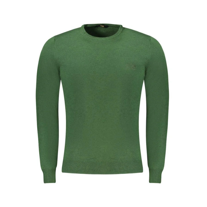 Cavalli Class Verde Viscose Men Sweater